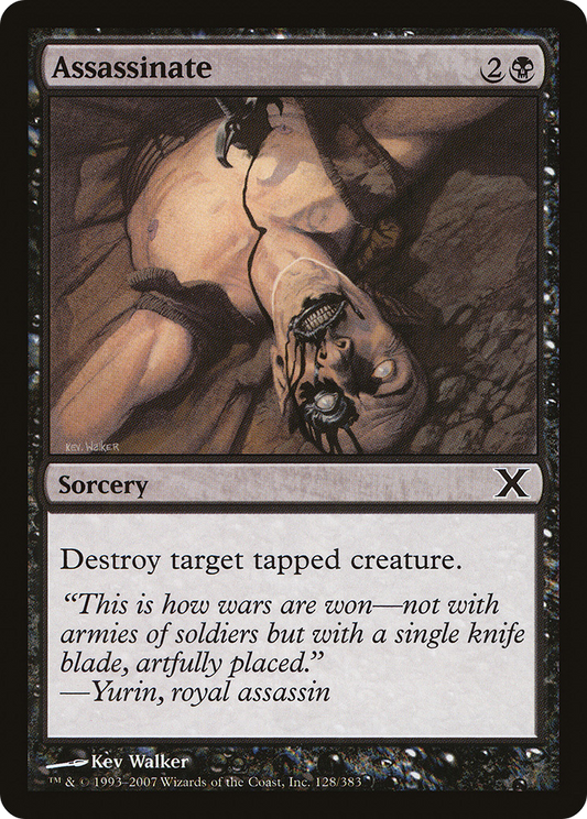 Assassinate [Tenth Edition] Foil