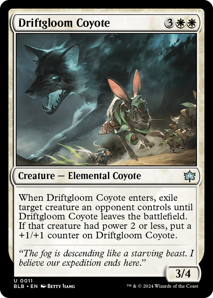 Driftgloom Coyote [Bloomburrow] | Silver Goblin