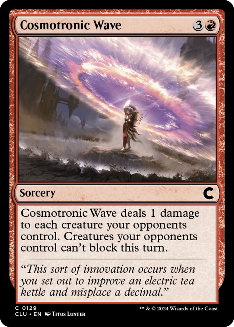 Cosmotronic Wave [Ravnica: Clue Edition] | Silver Goblin