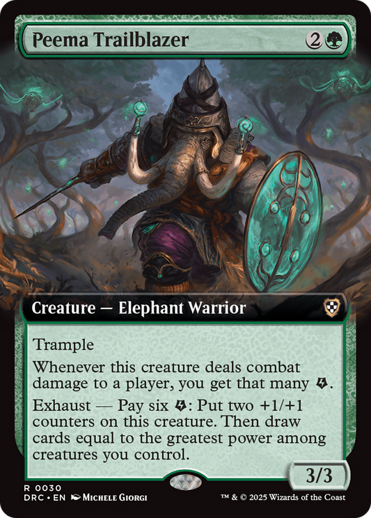 Peema Trailblazer (Extended Art) (030) - Commander: Aetherdrift