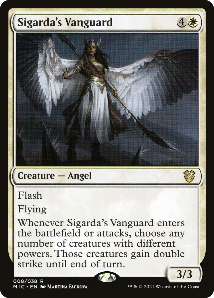 Sigarda's Vanguard [Innistrad: Midnight Hunt Commander] | Silver Goblin