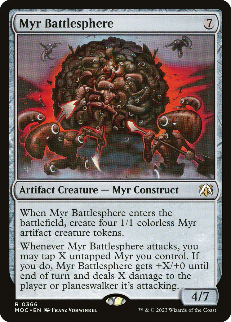 Myr Battlesphere [March of the Machine Commander]