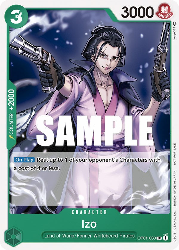 Izo (Tournament Pack Vol. 2) [One Piece Promotion Cards] | Silver Goblin