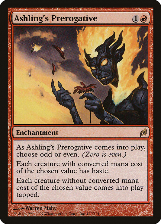 Ashling's Prerogative [Lorwyn] Foil