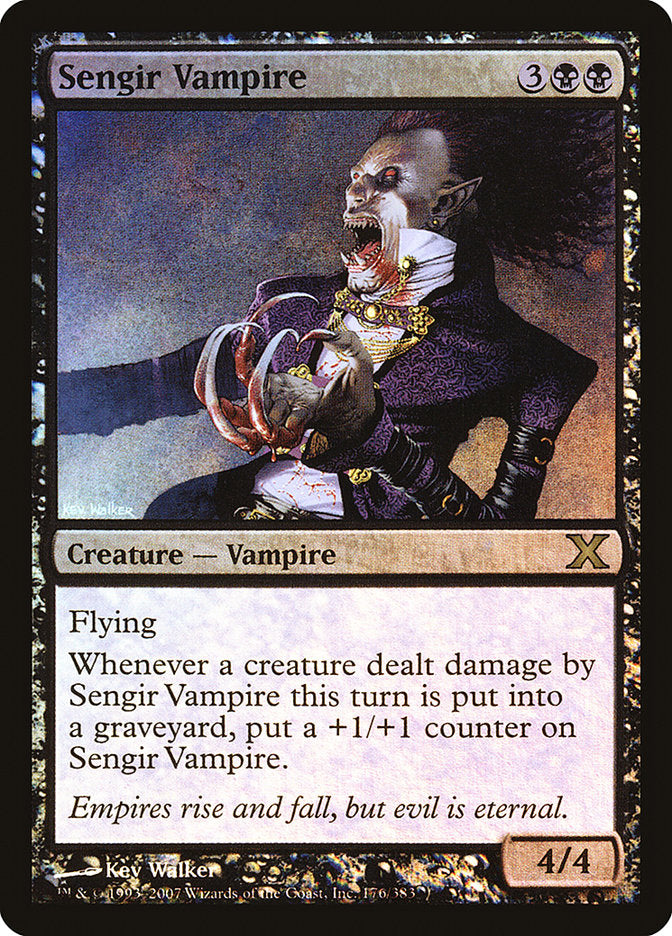 Sengir Vampire (Premium Foil) [Tenth Edition] | Silver Goblin