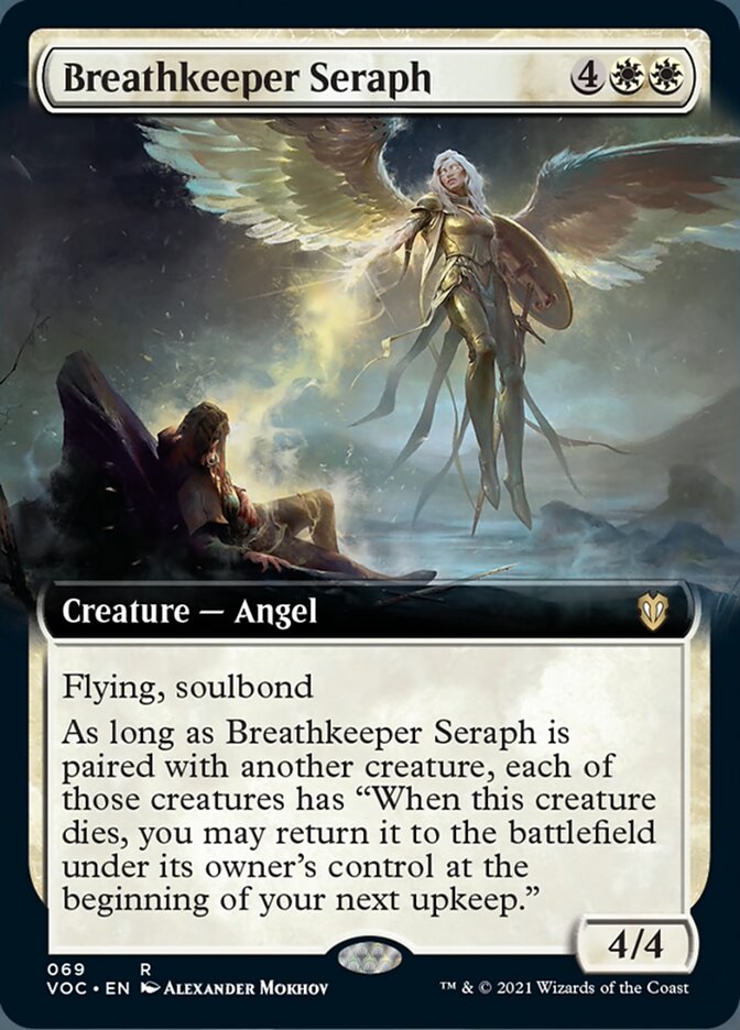 Breathkeeper Seraph (Extended Art) [Innistrad: Crimson Vow Commander] | Silver Goblin