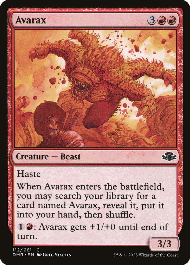 Avarax [Dominaria Remastered] | Silver Goblin