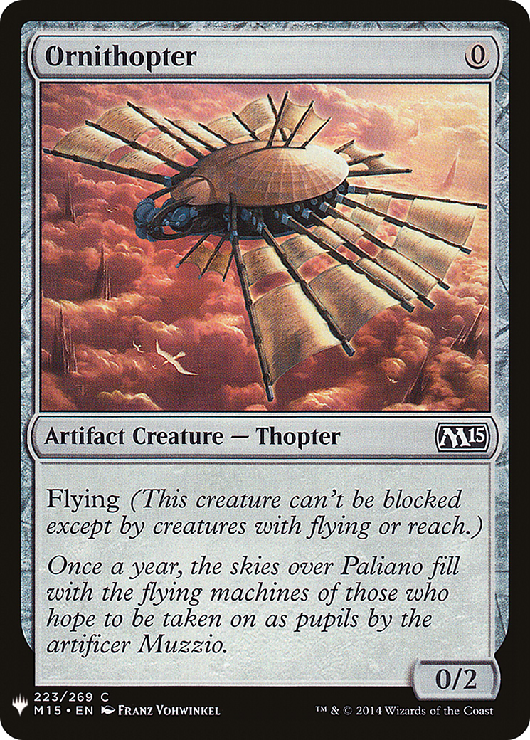 Ornithopter [Mystery Booster] | Silver Goblin