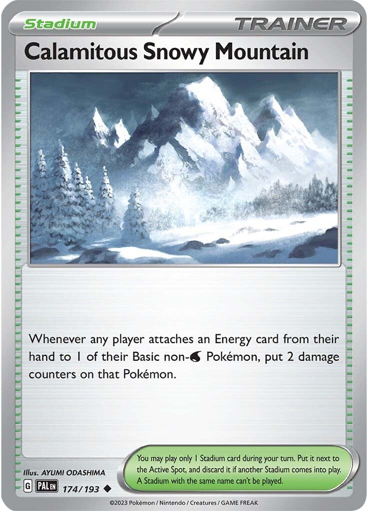 Calamitous Snowy Mountain (174/193) [Scarlet & Violet: Paldea Evolved] | Silver Goblin