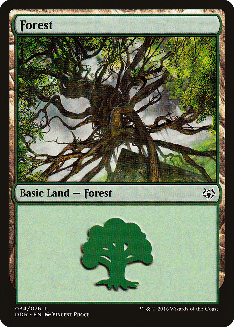 Forest (34) [Duel Decks: Nissa vs. Ob Nixilis] | Silver Goblin