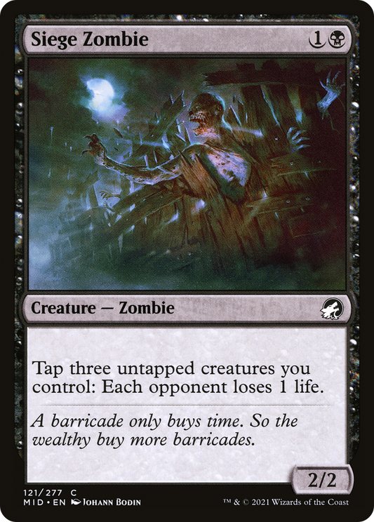 Siege Zombie [Innistrad: Midnight Hunt]
