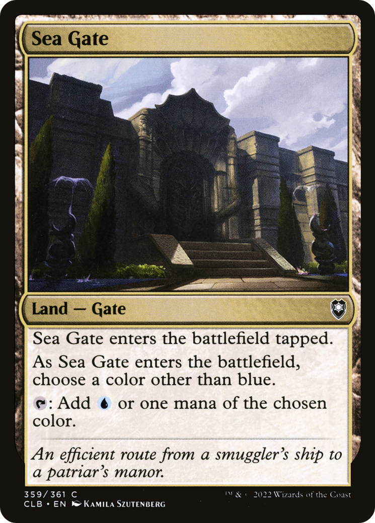 Sea Gate [Commander Legends: Battle for Baldur's Gate] | Silver Goblin