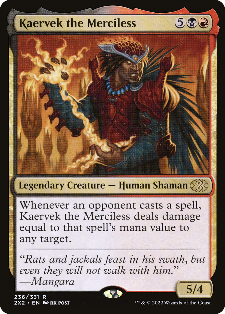 Kaervek the Merciless [Double Masters 2022] | Silver Goblin