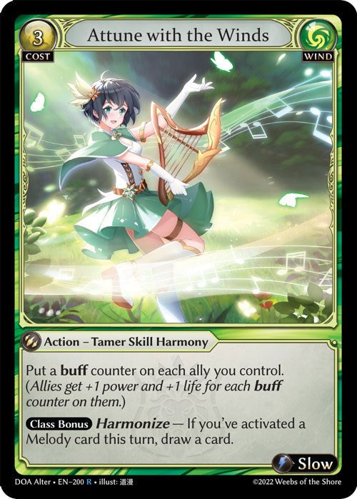 Attune with the Winds (200) [Dawn of Ashes: Alter Edition] Foil