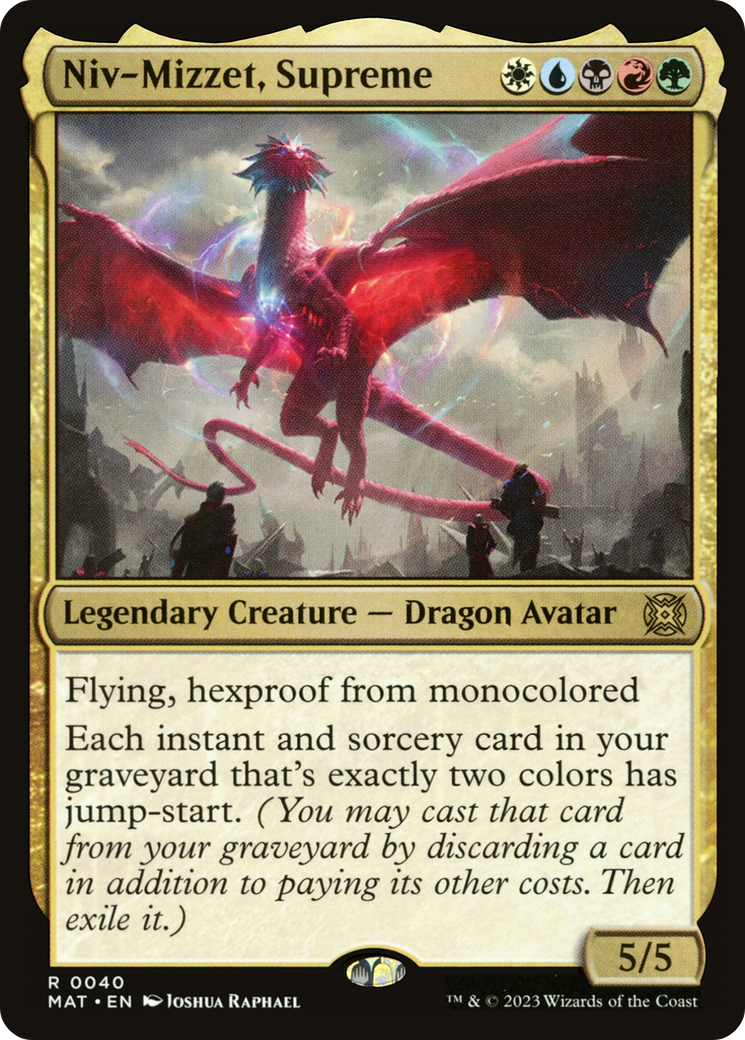 Niv-Mizzet, Supreme [March of the Machine: The Aftermath] | Silver Goblin