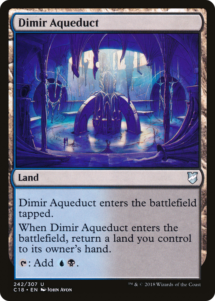 Dimir Aqueduct [Commander 2018] | Silver Goblin