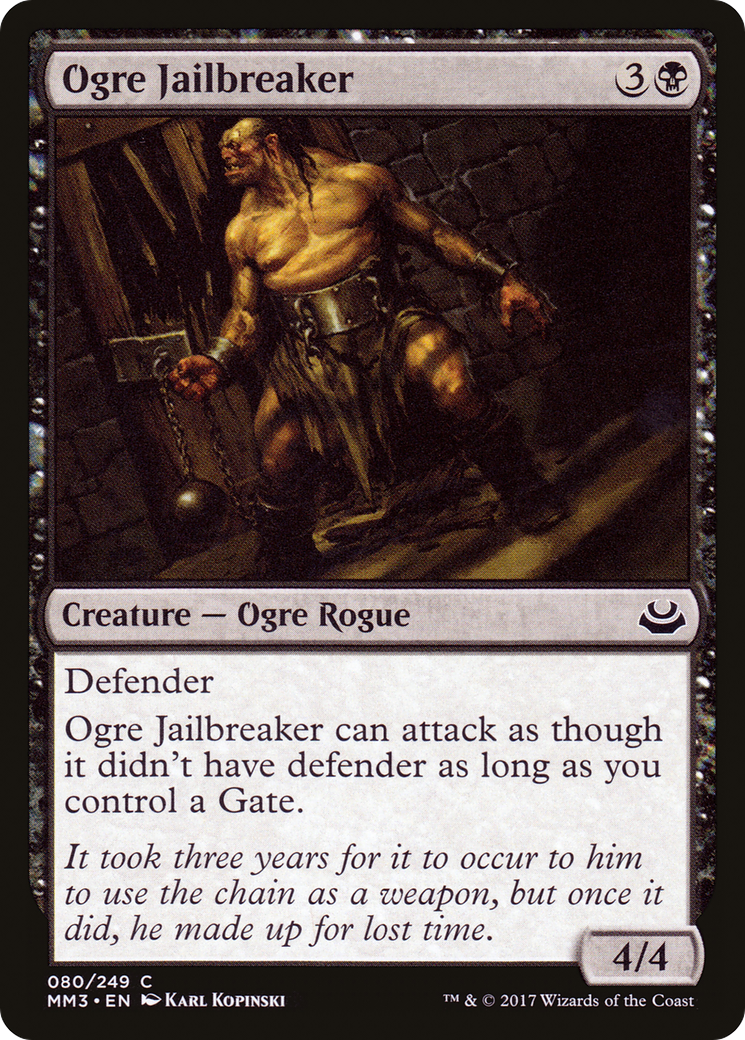 Ogre Jailbreaker [Modern Masters 2017] | Silver Goblin