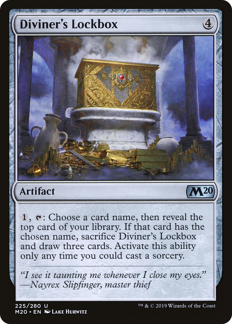 Diviner's Lockbox [Core Set 2020] | Silver Goblin