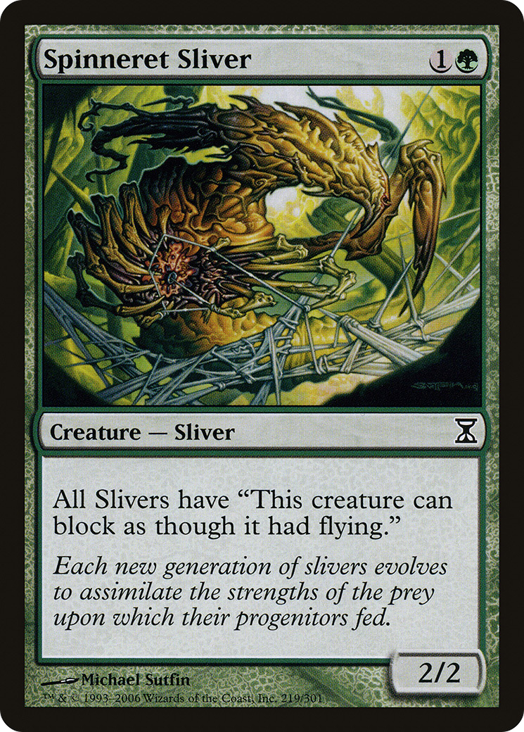 Spinneret Sliver [Time Spiral] | Silver Goblin