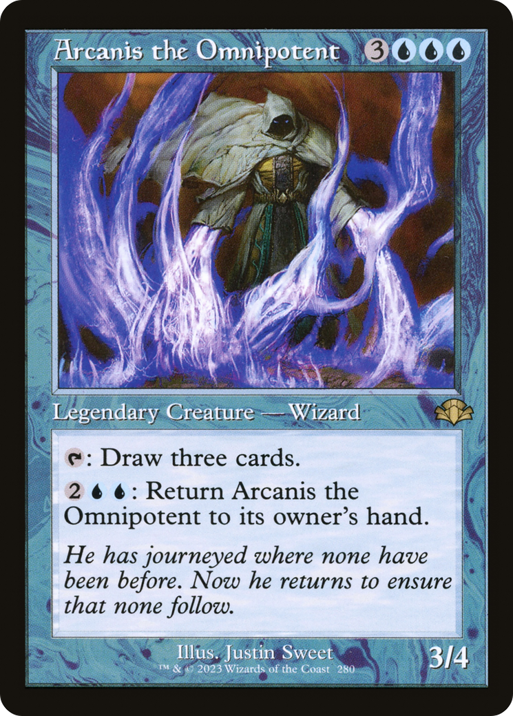 Arcanis the Omnipotent (Retro) [Dominaria Remastered] | Silver Goblin