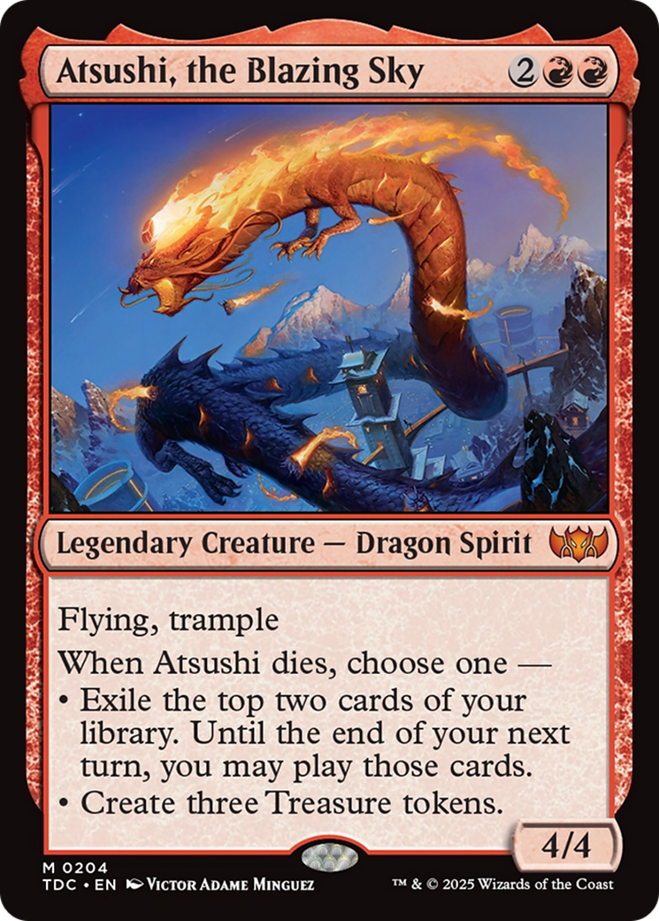 Atsushi, the Blazing Sky (204) - Commander: Tarkir: Dragonstorm