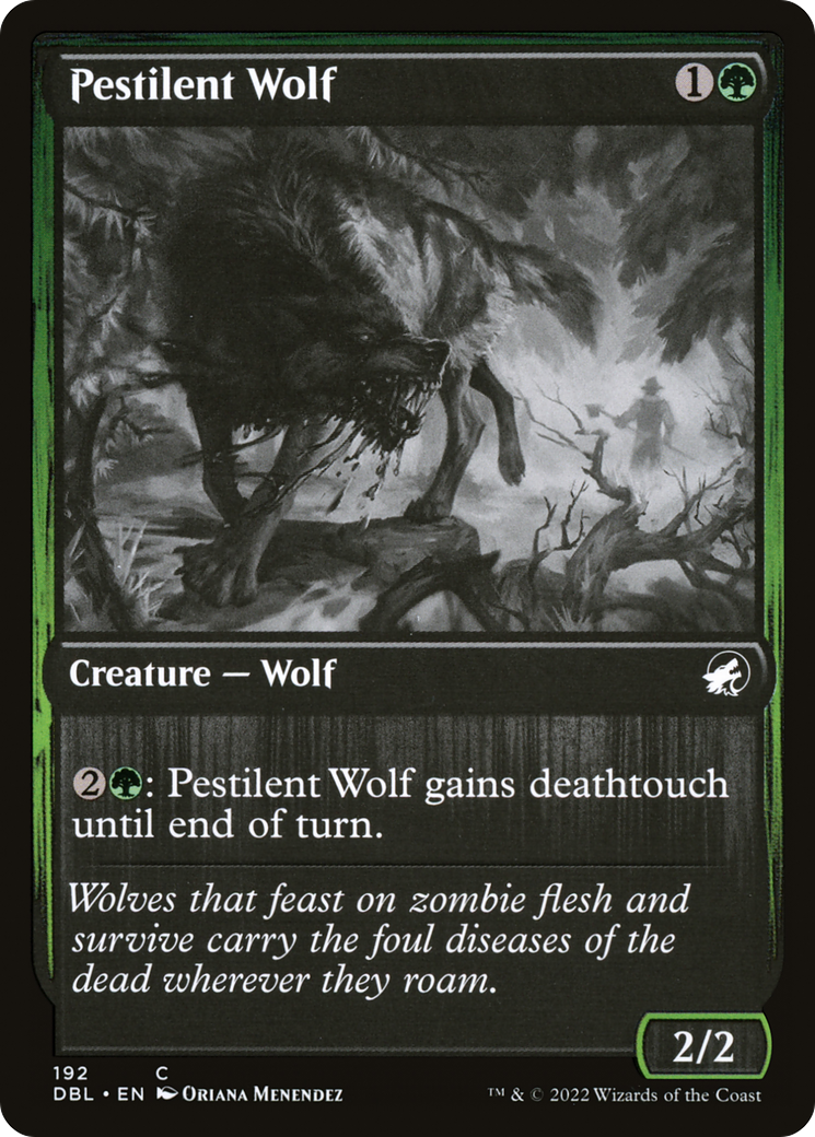 Pestilent Wolf [Innistrad: Double Feature] | Silver Goblin