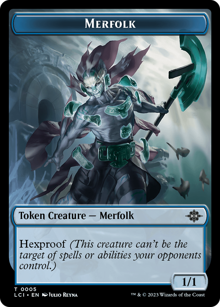 Merfolk Token [The Lost Caverns of Ixalan Tokens] | Silver Goblin