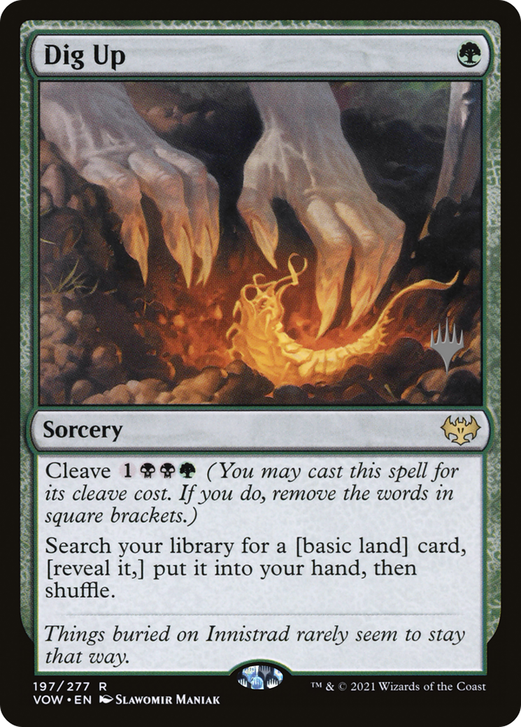 Dig Up (Promo Pack) [Innistrad: Crimson Vow Promos] | Silver Goblin