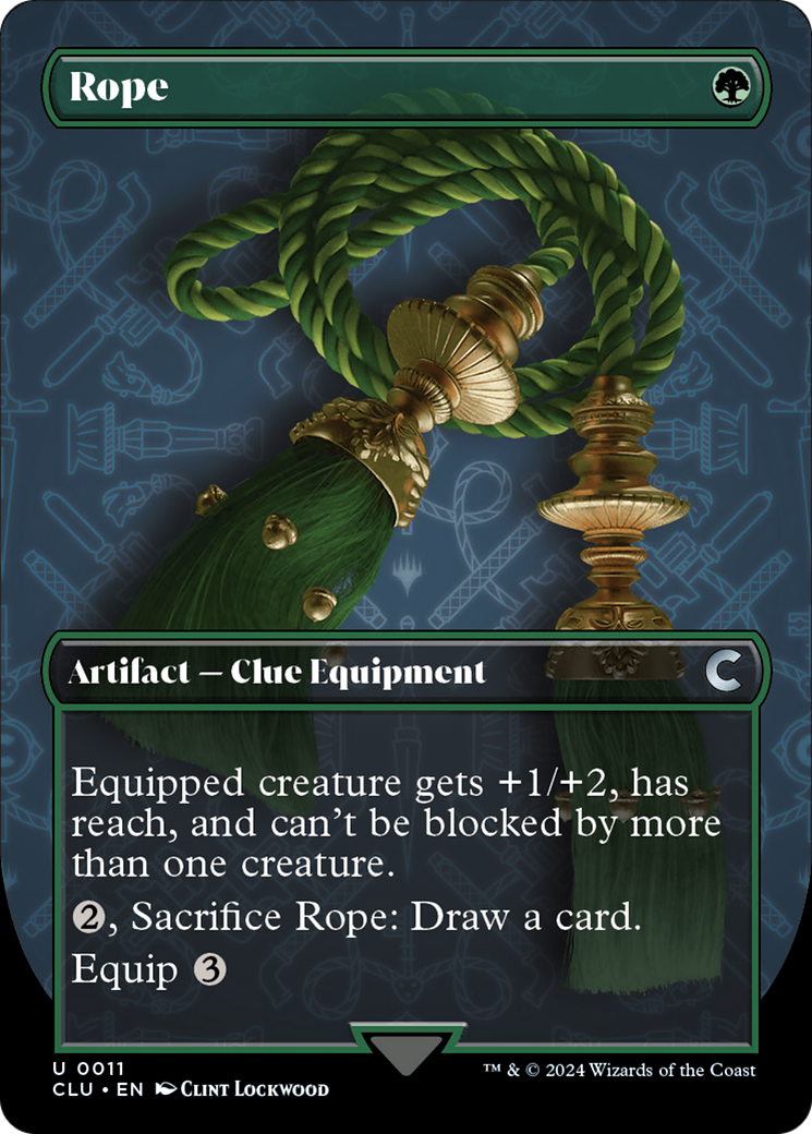 Rope (Borderless) [Ravnica: Clue Edition] | Silver Goblin