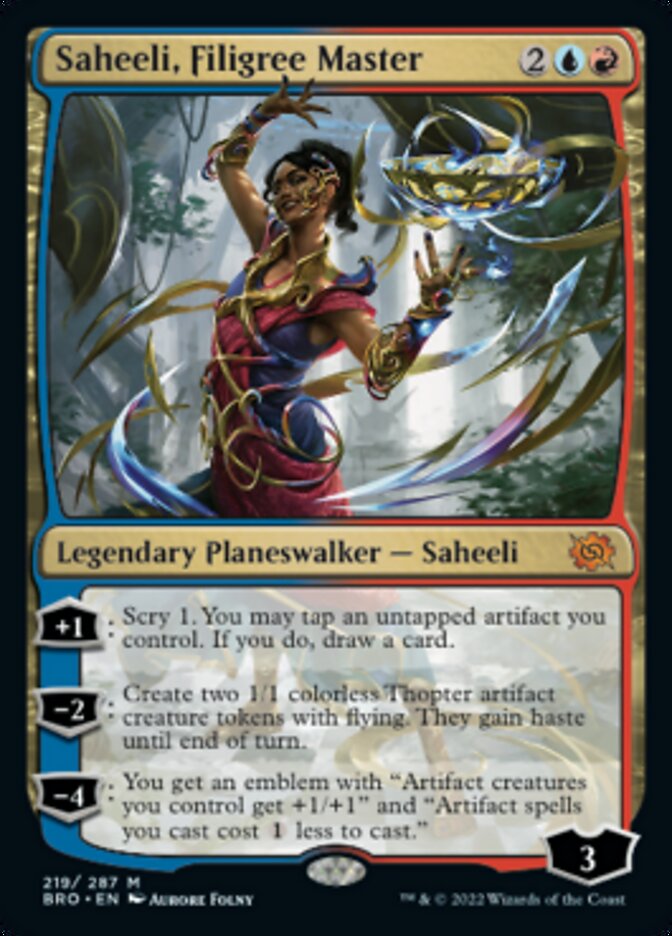 Saheeli, Filigree Master [The Brothers' War] | Silver Goblin