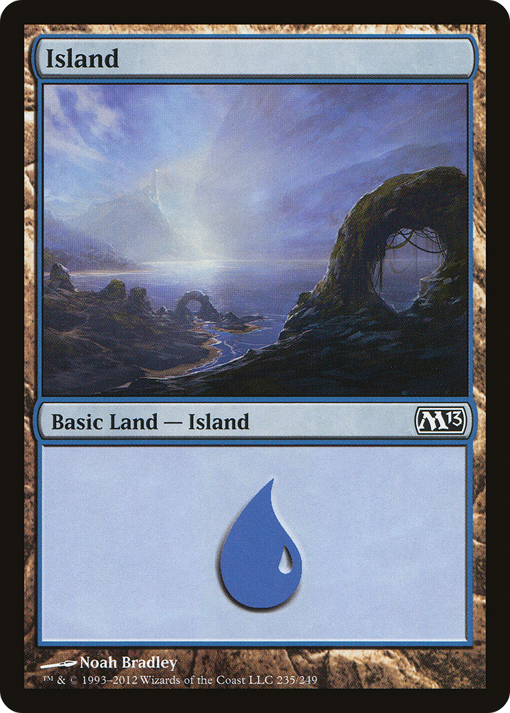 Island (235) [Magic 2013] | Silver Goblin