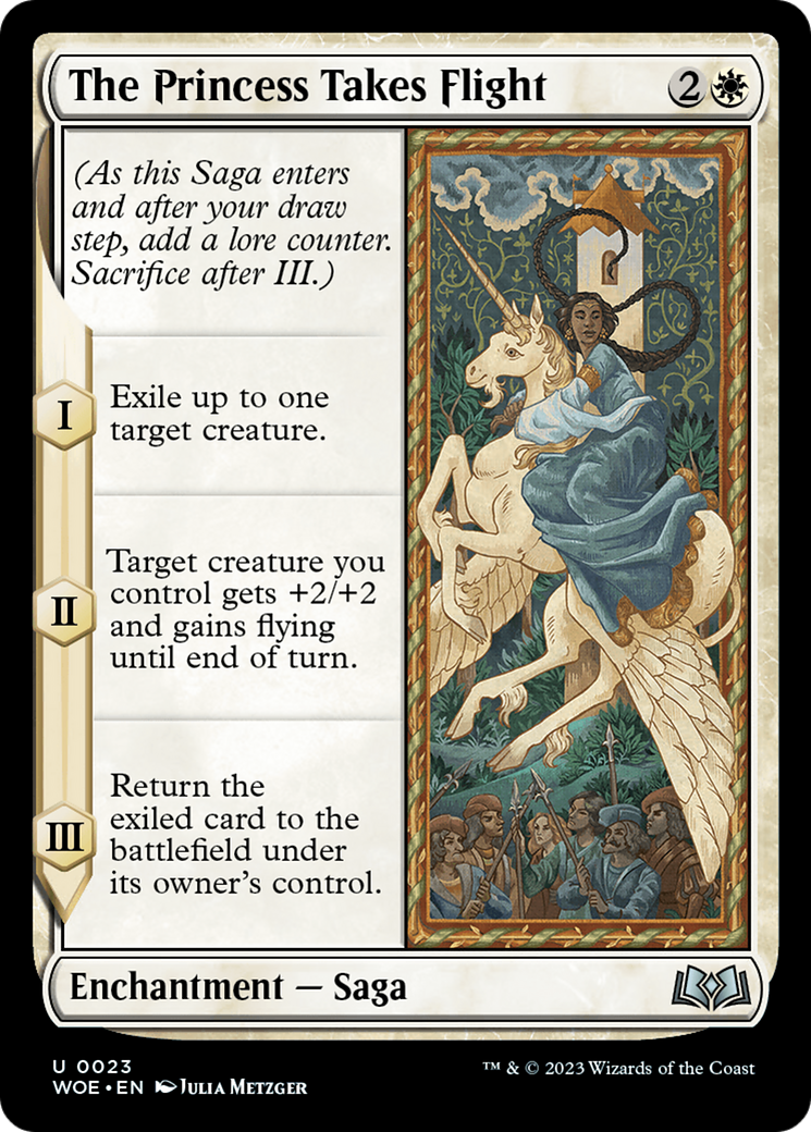 The Princess Takes Flight [Wilds of Eldraine] Foil