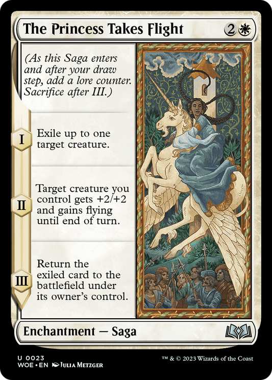 The Princess Takes Flight [Wilds of Eldraine] Foil