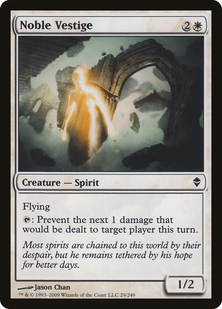 Noble Vestige [Zendikar] | Silver Goblin