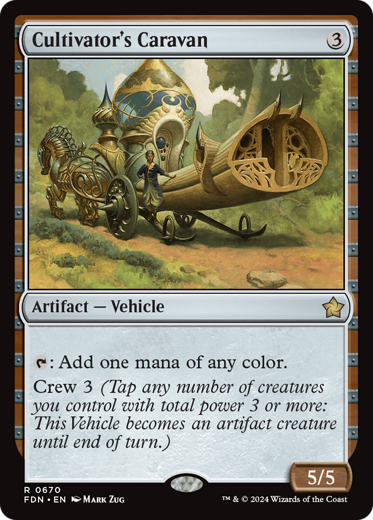 Cultivator's Caravan [Foundations] | Silver Goblin