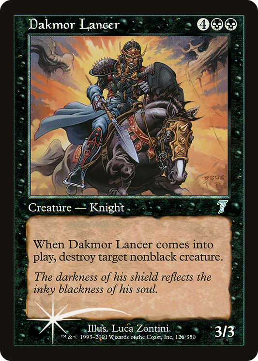 Dakmor Lancer (126) Foil - Seventh Edition