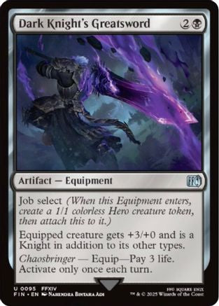 Dark Knight's Greatsword (095) Foil - FINAL FANTASY