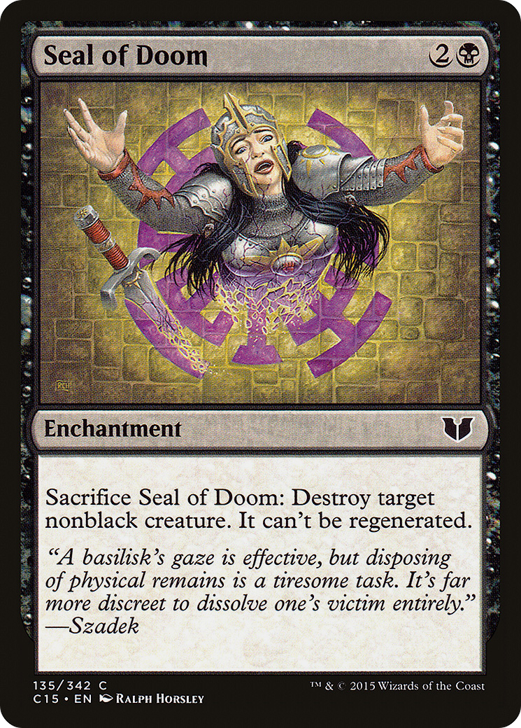 Seal of Doom [Commander 2015] | Silver Goblin