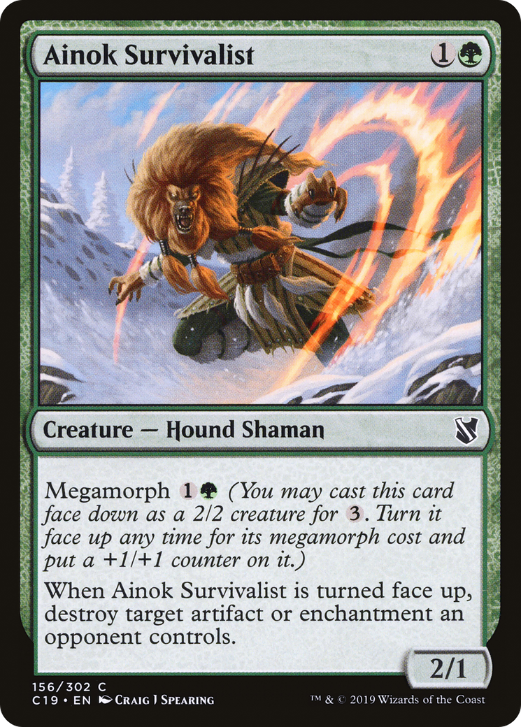 Ainok Survivalist [Commander 2019] | Silver Goblin