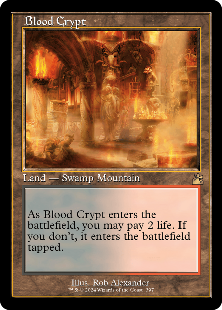 Blood Crypt (Retro) [Ravnica Remastered] | Silver Goblin