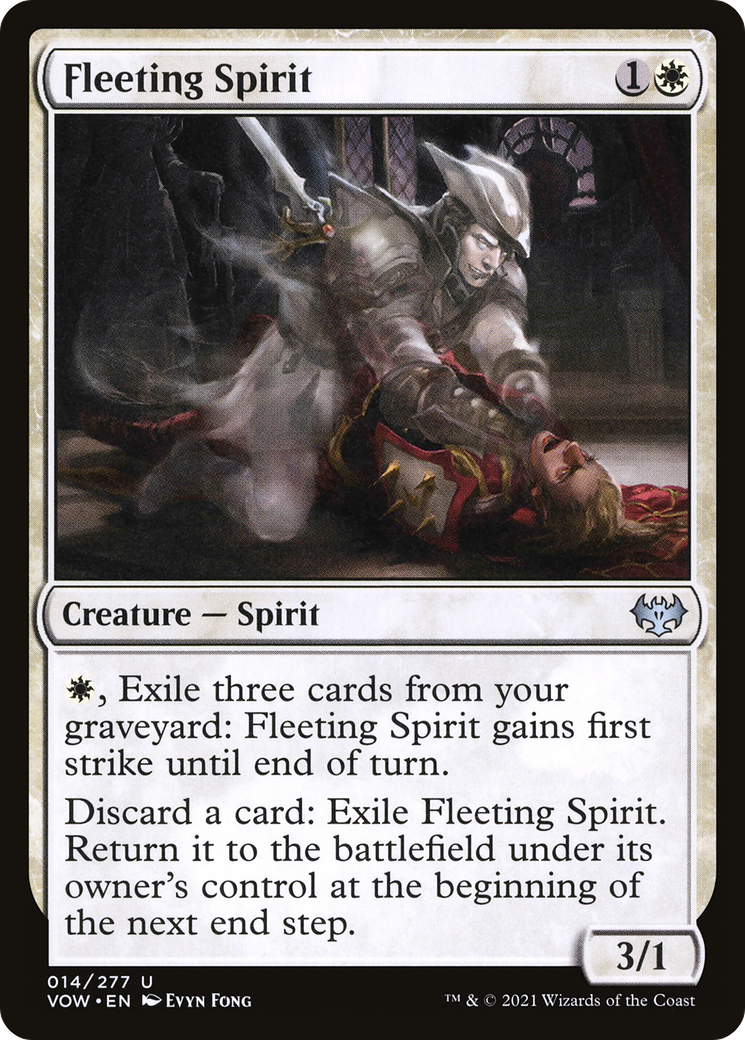 Fleeting Spirit [Innistrad: Crimson Vow] | Silver Goblin