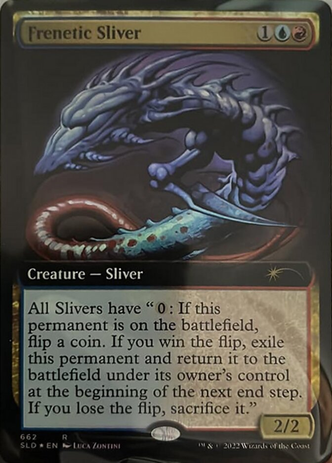 Frenetic Sliver (Extended Art) [Secret Lair Drop Promos] | Silver Goblin