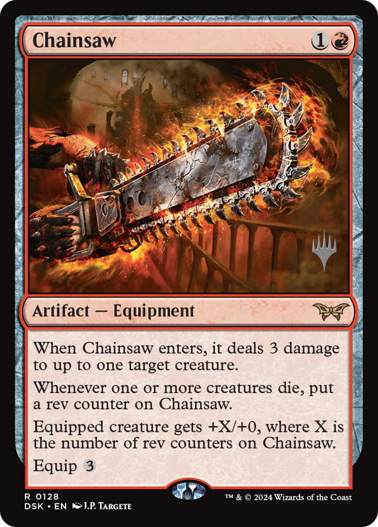 Chainsaw [Duskmourn: House of Horror Promos] Foil