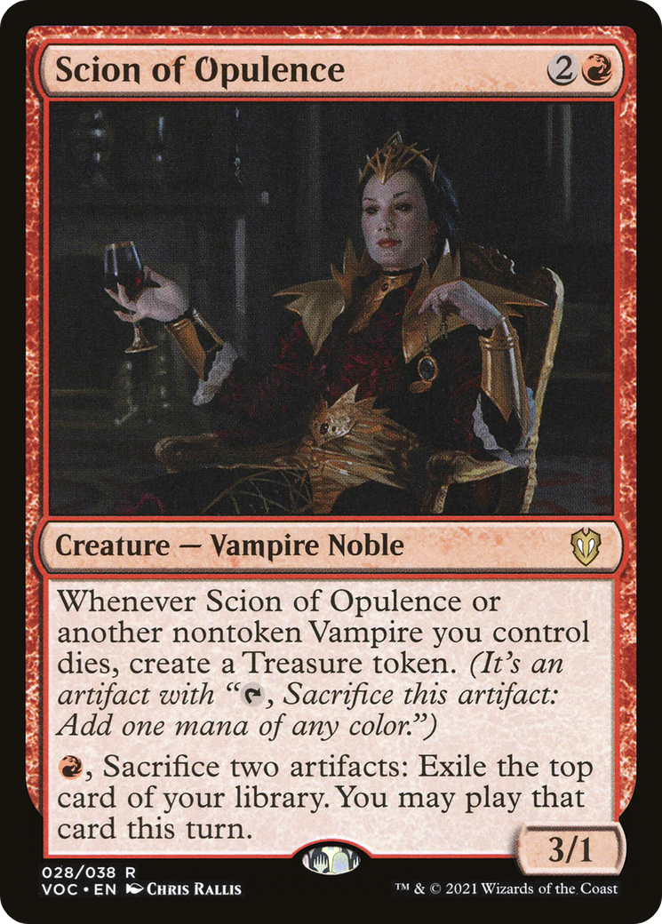 Scion of Opulence [Innistrad: Crimson Vow Commander] | Silver Goblin