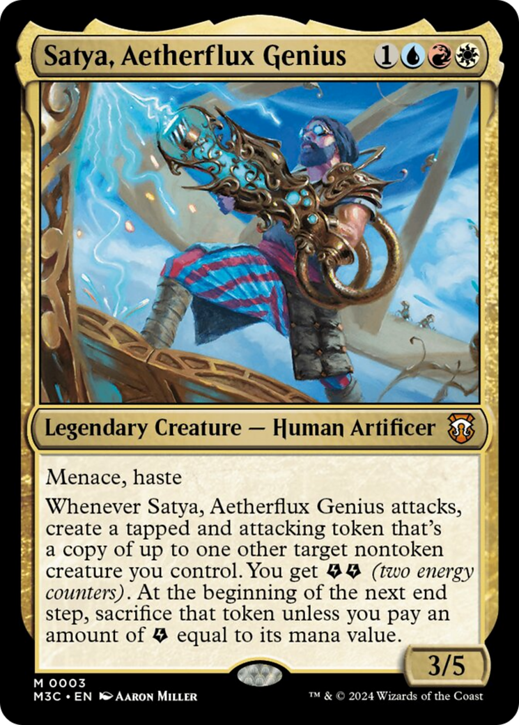 Satya, Aetherflux Genius [Modern Horizons 3 Commander] | Silver Goblin