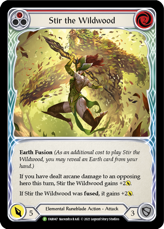 Stir the Wildwood [FAB047] (Promo)  Rainbow Foil | Silver Goblin