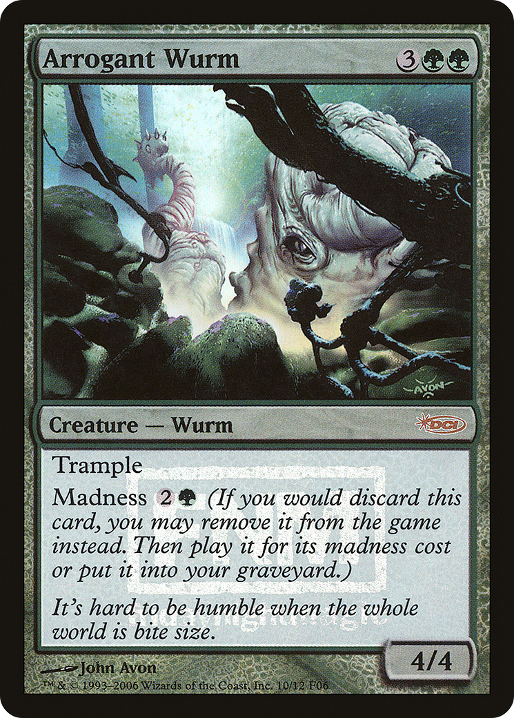 Arrogant Wurm [Friday Night Magic 2006] | Silver Goblin