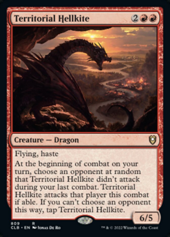 Territorial Hellkite [Commander Legends: Battle for Baldur's Gate] | Silver Goblin