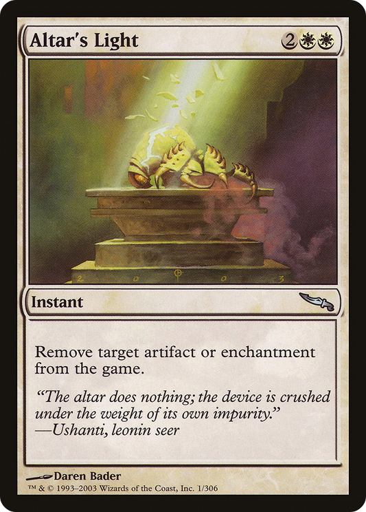 Altar's Light [Mirrodin] Foil