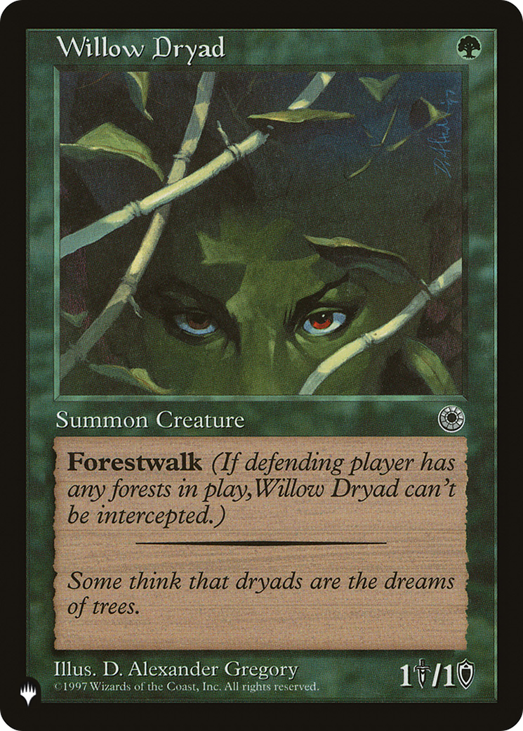 Willow Dryad [The List]